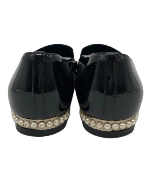 CHANEL（シャネル）CHANEL (シャネル) エナメルパンプス ブラック サイズ:37の古着・服飾アイテム