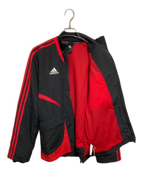 adidas（アディダス）adidas (アディダス) セットアップ ブラック×レッド サイズ:Lの古着・服飾アイテム