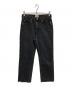 the shishikui（シシクイ）の古着「デニムパンツ」｜ブラック