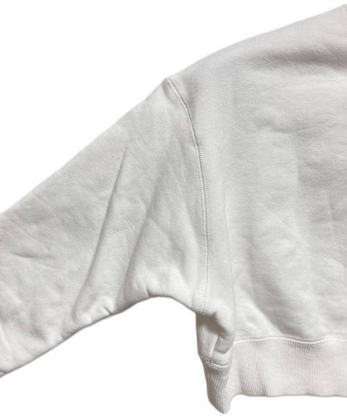 yo BIOTOP（ヨー ビオトープ）yo BIOTOP (ヨー ビオトープ) yo Short sweatshirt ホワイト サイズ:FREEの古着・服飾アイテム