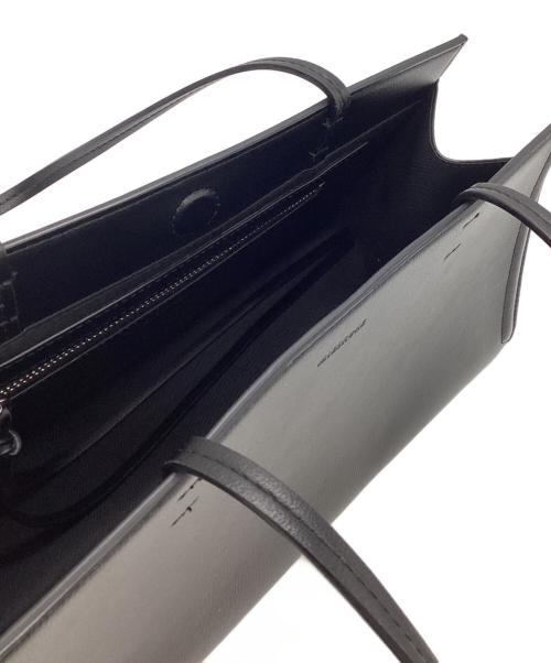 MIESROHE（ミースロエ）MIESROHE (ミースロエ) SQUARE LEATHER BAG ブラックの古着・服飾アイテム