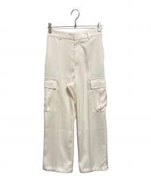 UNITED ARROWS TOKYO（ユナイテッドアローズトウキョウ）の古着「サテン サイドポケット パンツ」｜アイボリー