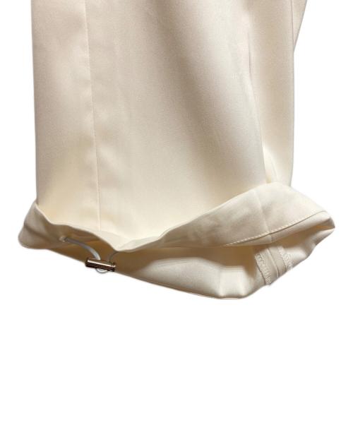UNITED ARROWS TOKYO（ユナイテッドアローズトウキョウ）UNITED ARROWS TOKYO (ユナイテッドアローズトウキョウ) サテン サイドポケット パンツ アイボリー サイズ:38の古着・服飾アイテム