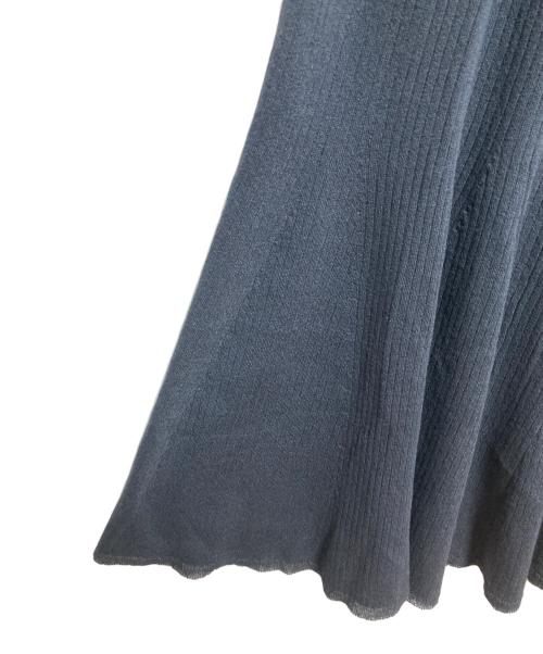 CELFORD（セルフォード）CELFORD (セルフォード) シアーコンビボウタイニットワンピース ネイビー サイズ:38 未使用品の古着・服飾アイテム