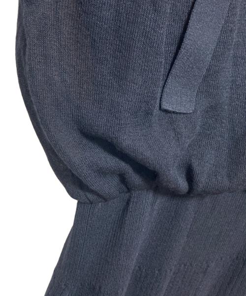 CELFORD（セルフォード）CELFORD (セルフォード) シアーコンビボウタイニットワンピース ネイビー サイズ:38 未使用品の古着・服飾アイテム