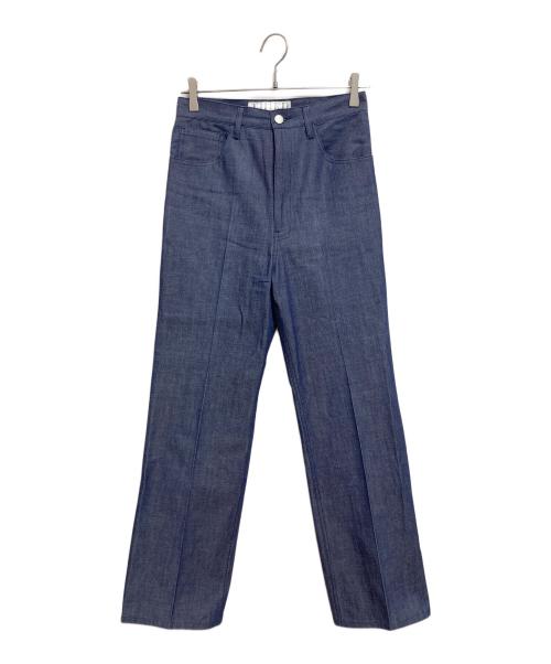 THIRD MAGAZINE（サードマガジン）THIRD MAGAZINE (サードマガジン) センタープレスパンツ インディゴ サイズ:2の古着・服飾アイテム