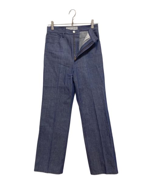 THIRD MAGAZINE（サードマガジン）THIRD MAGAZINE (サードマガジン) センタープレスパンツ インディゴ サイズ:2の古着・服飾アイテム