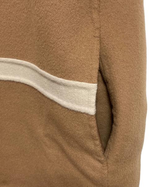 'S Max Mara（エスマックスマーラ）'S Max Mara (エスマックスマーラ) ヴァージンウールアンゴラワンピース ブラウン サイズ:40の古着・服飾アイテム