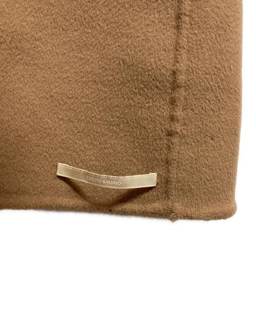 'S Max Mara（エスマックスマーラ）'S Max Mara (エスマックスマーラ) ヴァージンウールアンゴラワンピース ブラウン サイズ:40の古着・服飾アイテム