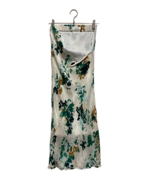 SACRA（サクラ）SACRA (サクラ) BLURRED FLORA SKIRT アイボリー サイズ:36の古着・服飾アイテム