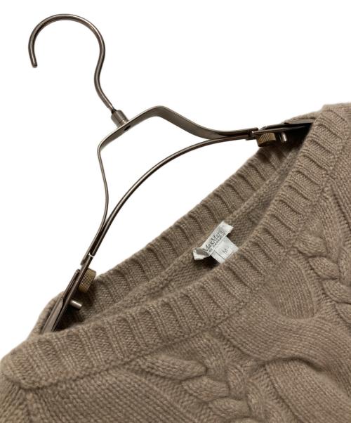 MaxMara（マックスマーラ）MaxMara (マックスマーラ) ケーブルニット ベージュ サイズ:Mの古着・服飾アイテム