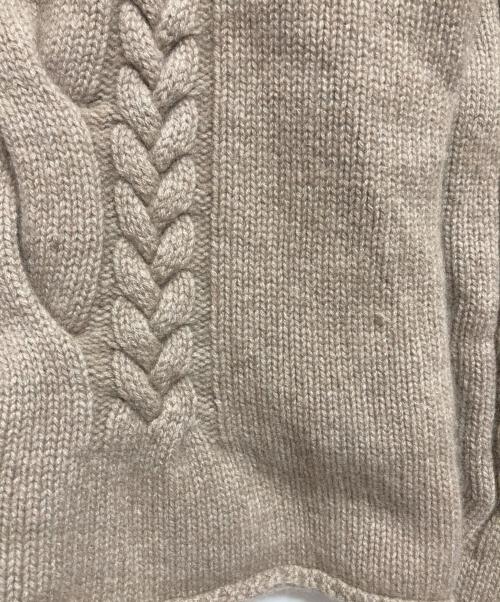 MaxMara（マックスマーラ）MaxMara (マックスマーラ) ケーブルニット ベージュ サイズ:Mの古着・服飾アイテム