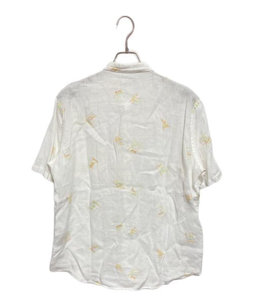 PAPAS（パパス）PAPAS (パパス) リネンシャツ ホワイト サイズ:Lの古着・服飾アイテム