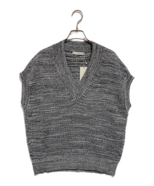 icB（アイシービー）icB (アイシービー) ルレックスベースダイ プルオーバーニット グレー サイズ:Ｓの古着・服飾アイテム