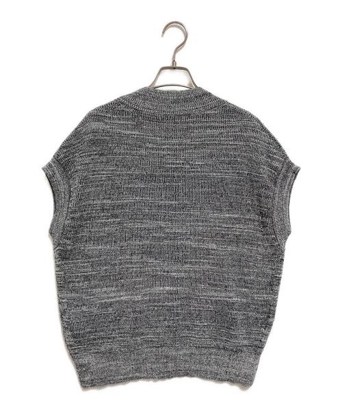 icB（アイシービー）icB (アイシービー) ルレックスベースダイ プルオーバーニット グレー サイズ:Ｓの古着・服飾アイテム