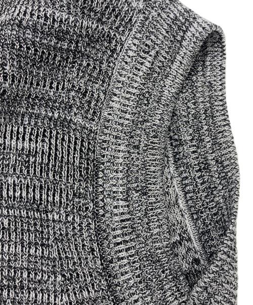 icB（アイシービー）icB (アイシービー) ルレックスベースダイ プルオーバーニット グレー サイズ:Ｓの古着・服飾アイテム