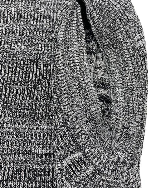 icB（アイシービー）icB (アイシービー) ルレックスベースダイ プルオーバーニット グレー サイズ:Ｓの古着・服飾アイテム