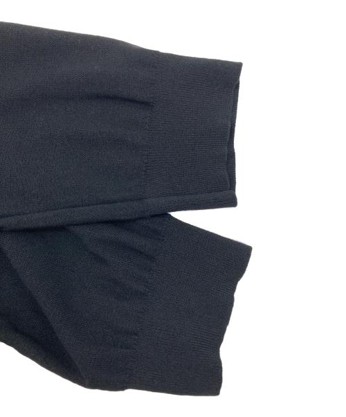 icB（アイシービー）icB (アイシービー) レースパターン ニット ブラック サイズ:S(9)の古着・服飾アイテム