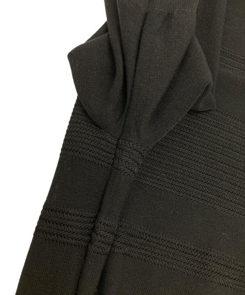 icB（アイシービー）icB (アイシービー) レースパターン ニット ブラック サイズ:S(9)の古着・服飾アイテム