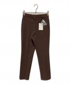 theoryセオリー）の古着「ウォッシャブル テーパードパンツ」｜ブラウン