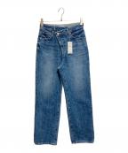 icBアイシービー）の古着「ウォーターリサイクルデニム カーブパンツ」｜インディゴ