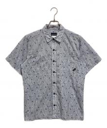 Patagonia（パタゴニア）の古着「総柄シャツ」｜ブルー