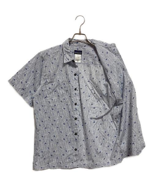 Patagonia（パタゴニア）Patagonia (パタゴニア) 総柄シャツ ブルー サイズ:Sの古着・服飾アイテム