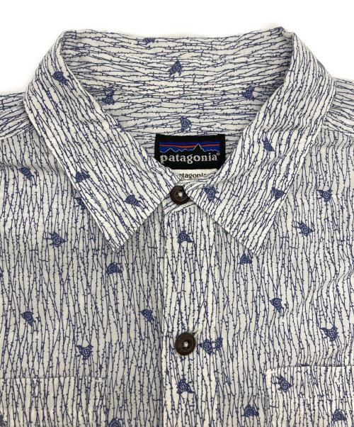Patagonia（パタゴニア）Patagonia (パタゴニア) 総柄シャツ ブルー サイズ:Sの古着・服飾アイテム