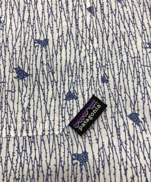 Patagonia（パタゴニア）Patagonia (パタゴニア) 総柄シャツ ブルー サイズ:Sの古着・服飾アイテム