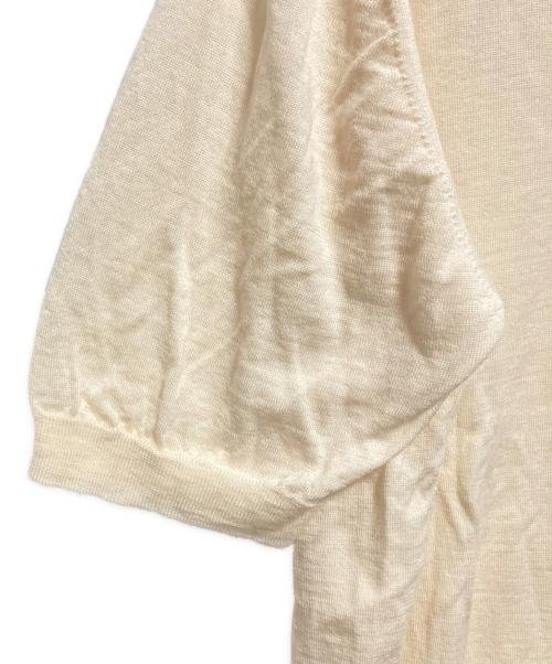 JOHN SMEDLEY（ジョンスメドレー）JOHN SMEDLEY (ジョンスメドレー) UNITED ARROWS (ユナイテッドアローズ) 別注ウールニットポロシャツ アイボリー サイズ:Lの古着・服飾アイテム