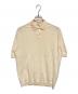 JOHN SMEDLEY（ジョンスメドレー）の古着「別注ウールニットポロシャツ」｜アイボリー