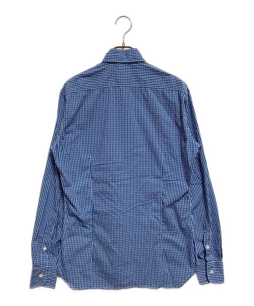 dandylife（ダンディーライフ）dandylife (ダンディーライフ) チェックシャツ ブルー サイズ:39の古着・服飾アイテム