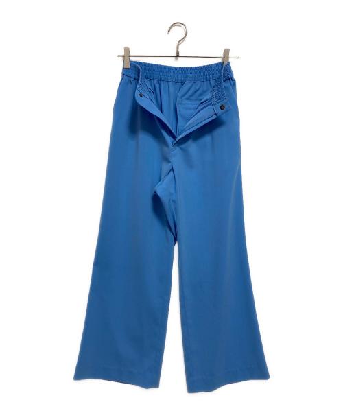 HYKE（ハイク）HYKE (ハイク) STRETCH WIDE LEG PANTS ブルー サイズ:1の古着・服飾アイテム