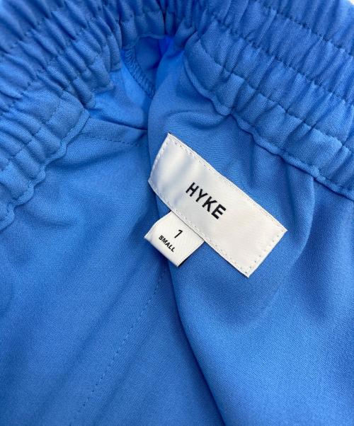 HYKE（ハイク）HYKE (ハイク) STRETCH WIDE LEG PANTS ブルー サイズ:1の古着・服飾アイテム