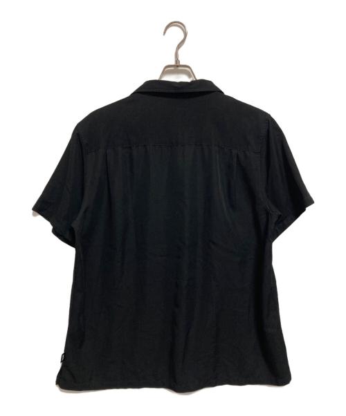 stussy（ステューシー）stussy (ステューシー) オープンカラーシャツ ブラック サイズ:Lの古着・服飾アイテム