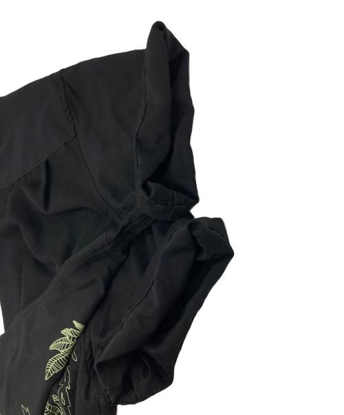 stussy（ステューシー）stussy (ステューシー) オープンカラーシャツ ブラック サイズ:Lの古着・服飾アイテム