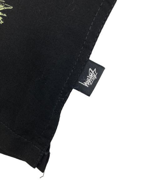 stussy（ステューシー）stussy (ステューシー) オープンカラーシャツ ブラック サイズ:Lの古着・服飾アイテム