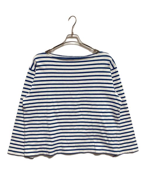 OUTIL（ウティ）OUTIL (ウティ) バスクシャツ ホワイト×ブルー サイズ:1の古着・服飾アイテム
