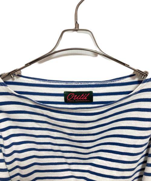 OUTIL（ウティ）OUTIL (ウティ) バスクシャツ ホワイト×ブルー サイズ:1の古着・服飾アイテム
