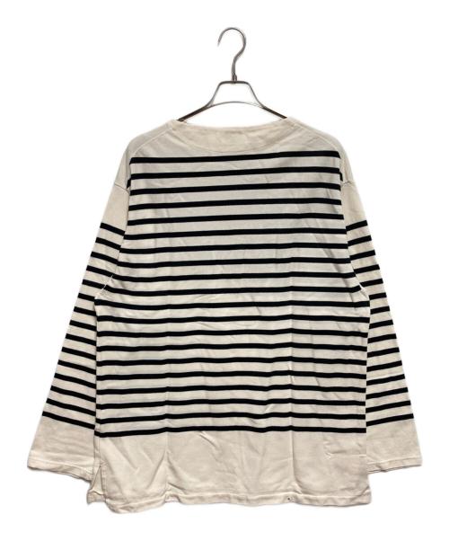 blurhms ROOTSTOCK（ブラームスルーツストック）blurhms ROOTSTOCK (ブラームスルーツストック) Border Basque Shirt アイボリー サイズ:3の古着・服飾アイテム