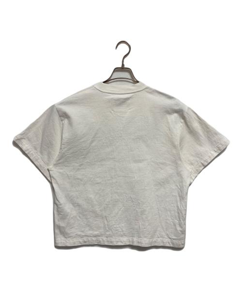 JIL SANDER（ジルサンダー）JIL SANDER (ジルサンダー) ロゴプリントTシャツ ホワイト サイズ:Sの古着・服飾アイテム