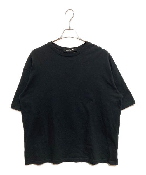 GROUND Y（グラウンドワイ）GROUND Y (グラウンドワイ) バックプリントビッグTシャツ ブラック サイズ:4の古着・服飾アイテム