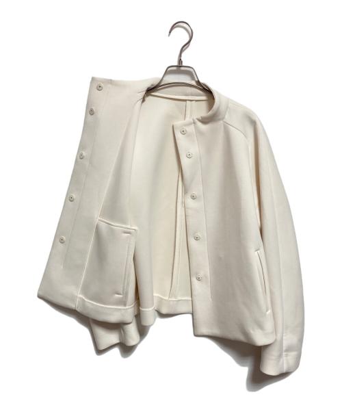 BASILE 28（バジーレ28）BASILE 28 (バジーレ28) エアクッション ショートジャケット アイボリー サイズ:3の古着・服飾アイテム