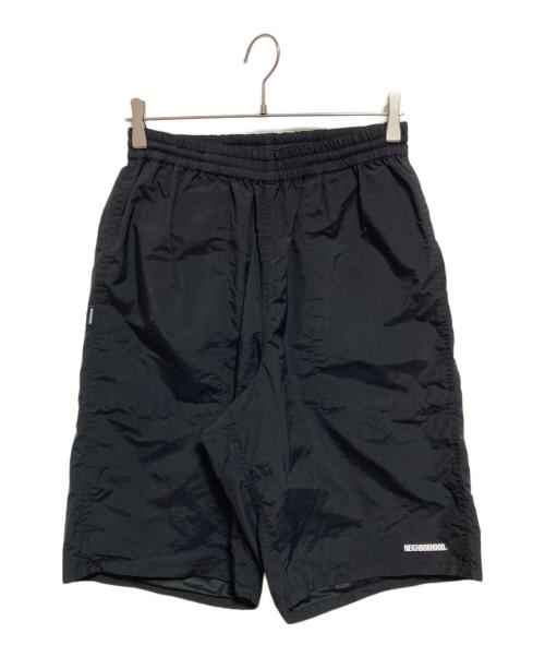 NEIGHBORHOOD（ネイバーフッド）NEIGHBORHOOD (ネイバーフッド) ナイロンハーフパンツ ブラック サイズ:Sの古着・服飾アイテム
