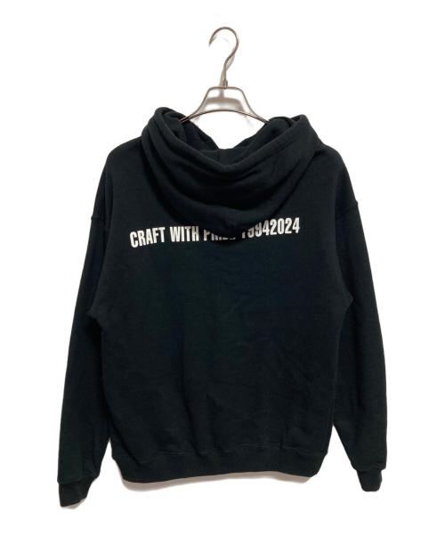 NEIGHBORHOOD（ネイバーフッド）NEIGHBORHOOD (ネイバーフッド) PATCHED SWEATPARKA ブラック サイズ:Sの古着・服飾アイテム