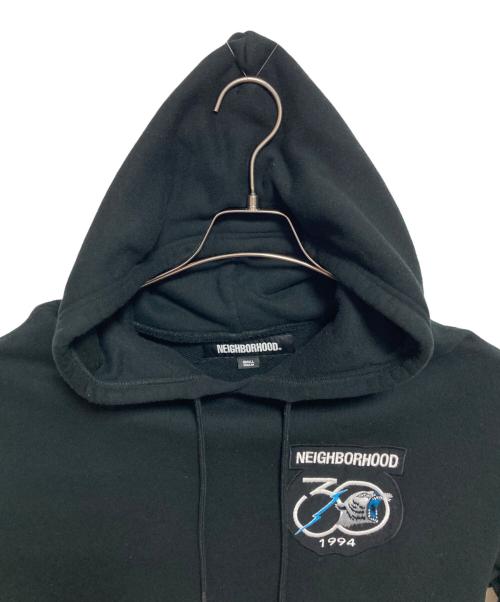 NEIGHBORHOOD（ネイバーフッド）NEIGHBORHOOD (ネイバーフッド) PATCHED SWEATPARKA ブラック サイズ:Sの古着・服飾アイテム