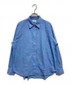 IENAイエナ）の古着「SOMELOS fly frontシャツ」｜ブルー