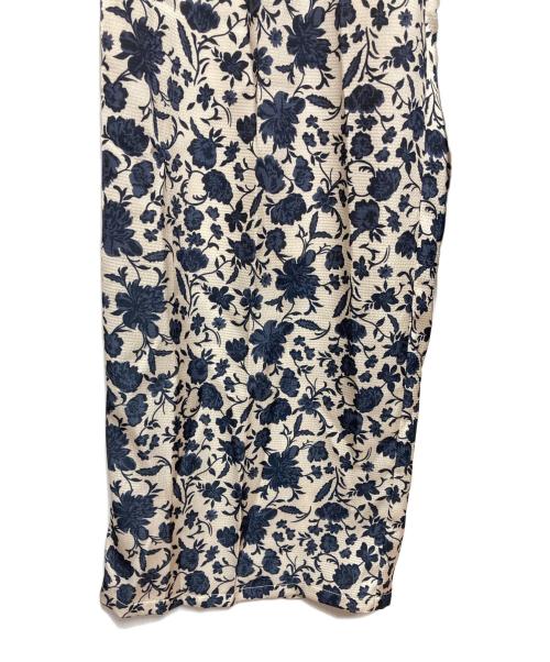 SLOBE IENA（スローブ イエナ）SLOBE IENA (スローブ イエナ) アソートフラワーパンツ ベージュ サイズ:38の古着・服飾アイテム