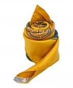 HERMESエルメス）の古着「カレ90 シルクスカーフ」｜イエロー