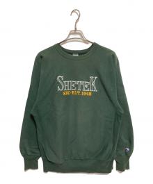 Champion（チャンピオン）の古着「リバースウィーブスウェット」｜グリーン